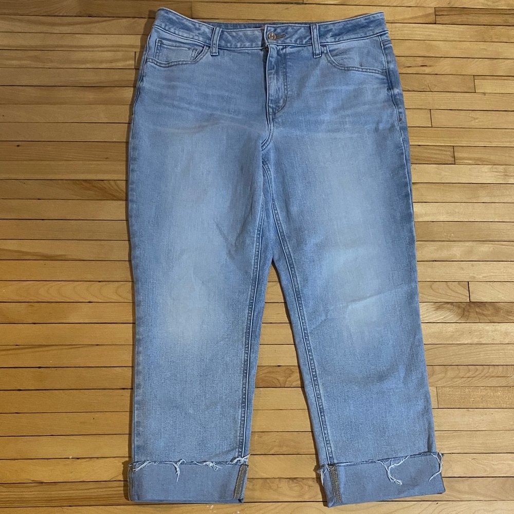 Maurices Light Blue Ankle Jeans